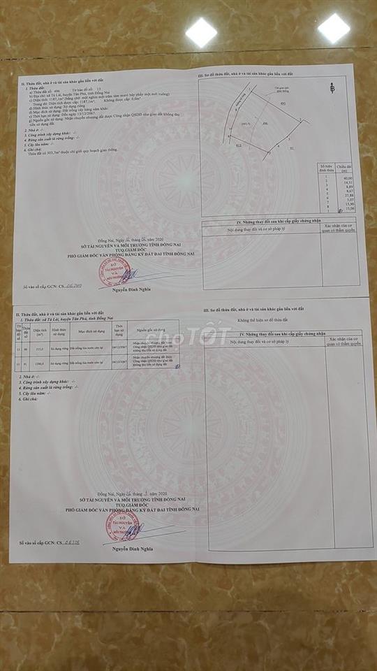 BÁN ĐẤT TÀ LÀI, TÂN PHÚ, ĐỒNG NAI: MẶT TIỀN, VIEW SÔNG ĐỒNG NAI
