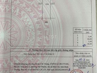 Bán đất P. Dầu Giây, TP. Đồng Nai