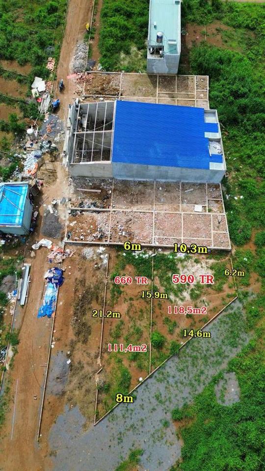 Đất thổ cư Trảng Bom 118m2 giá 590TR