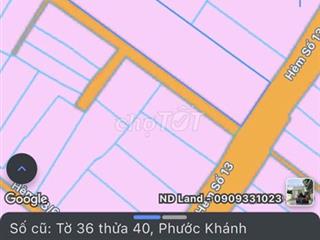 chính chủ cần bán đất góc 2 mặt tiền rẻ nhất khu vực đại phước