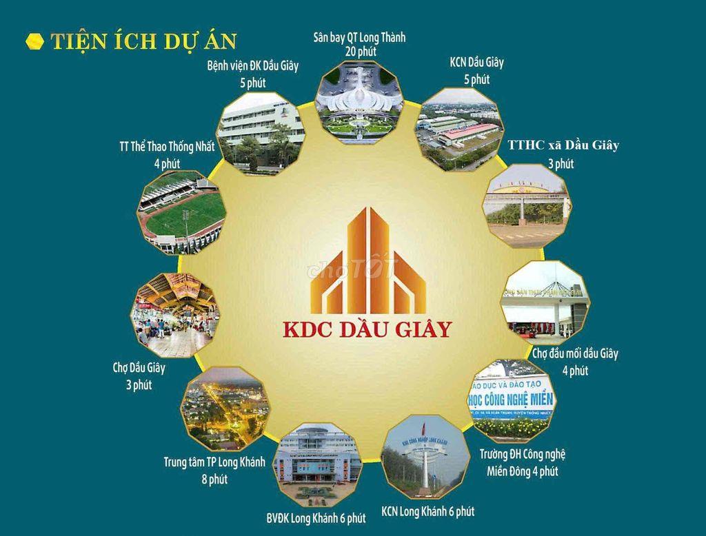 CHỈ 599tr - CC CẦN BÁN ĐẤT SỔ SẴN NGAY CHỢ DẦU GIÂY GIÁ RẺ