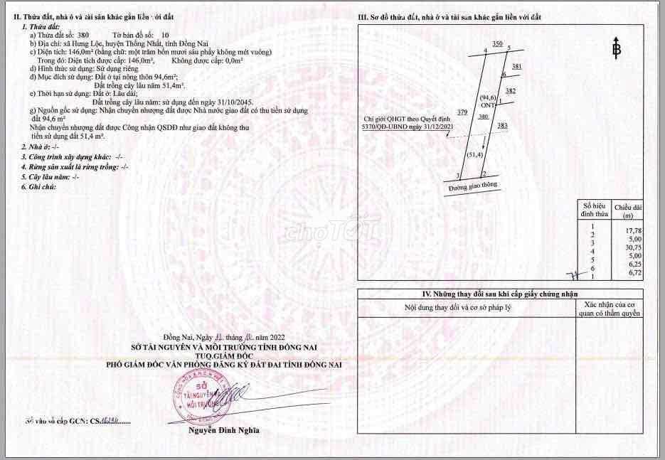 Ngộp ngân hàng cần sang nhanh nền đất mặt tiền đường nhựa, cách chợ ch