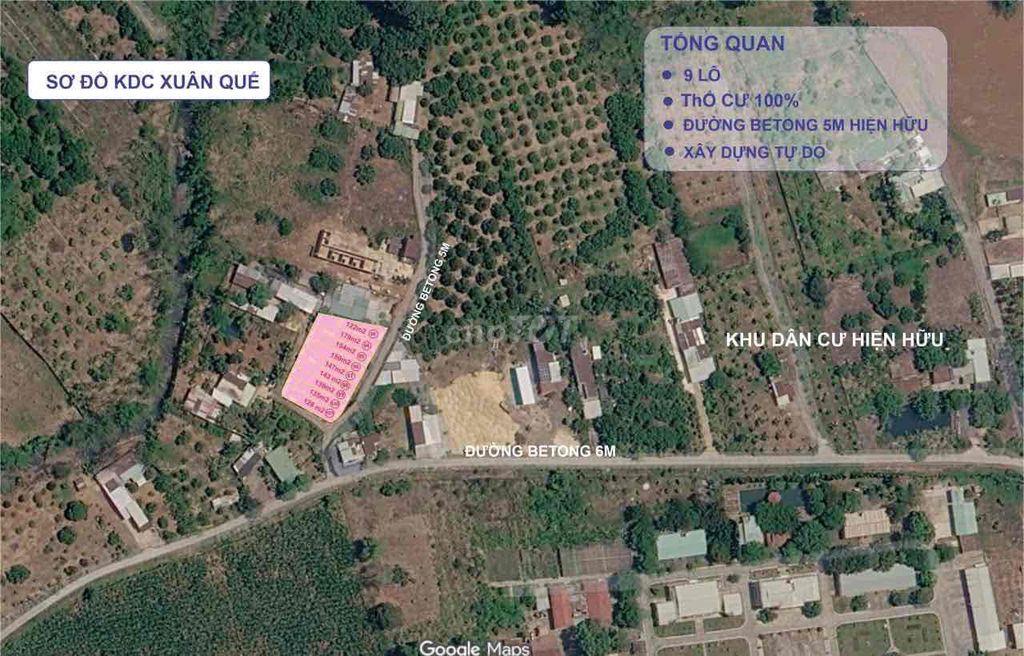 9 nền F0 giá rẻ, sát bên KCN, đi sân bay Long Thành chỉ 15 phút