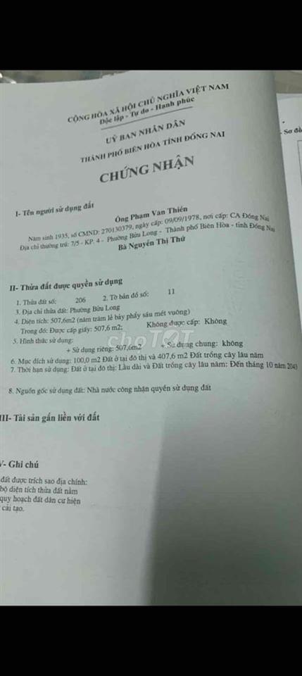 Cần bán gấp căn nhà và 10 phòng trọ