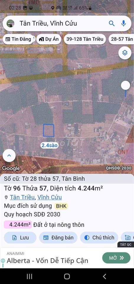 e chính chủ ,cần bán lô đất ạ. 