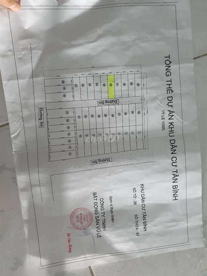 e chính chủ ,cần bán lô đất ạ. 