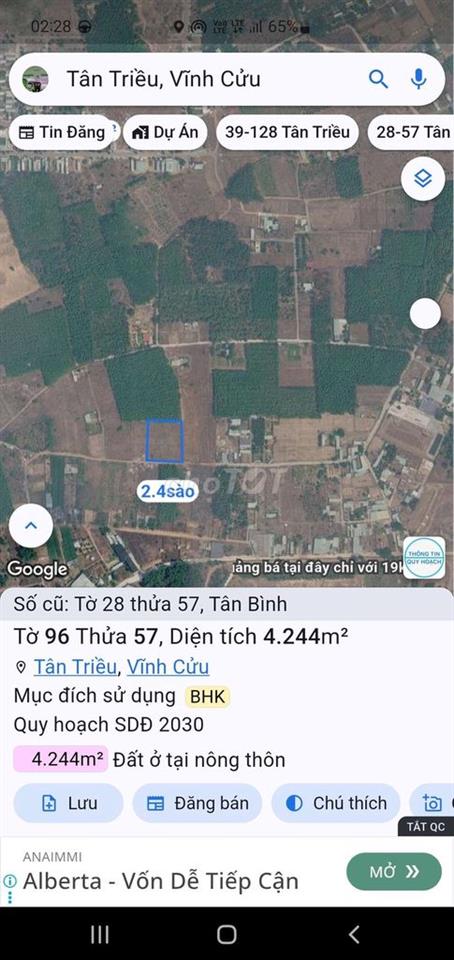 e chính chủ ,cần bán lô đất ạ. 