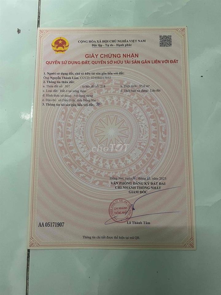 đất nền dầu giây