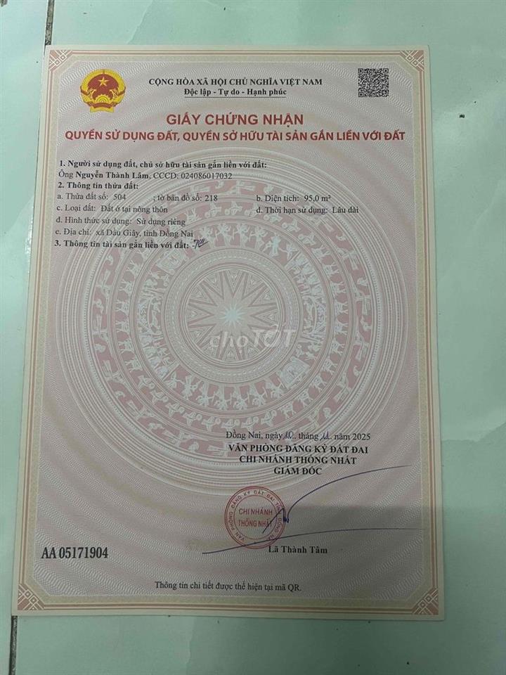 đất nền dầu giây