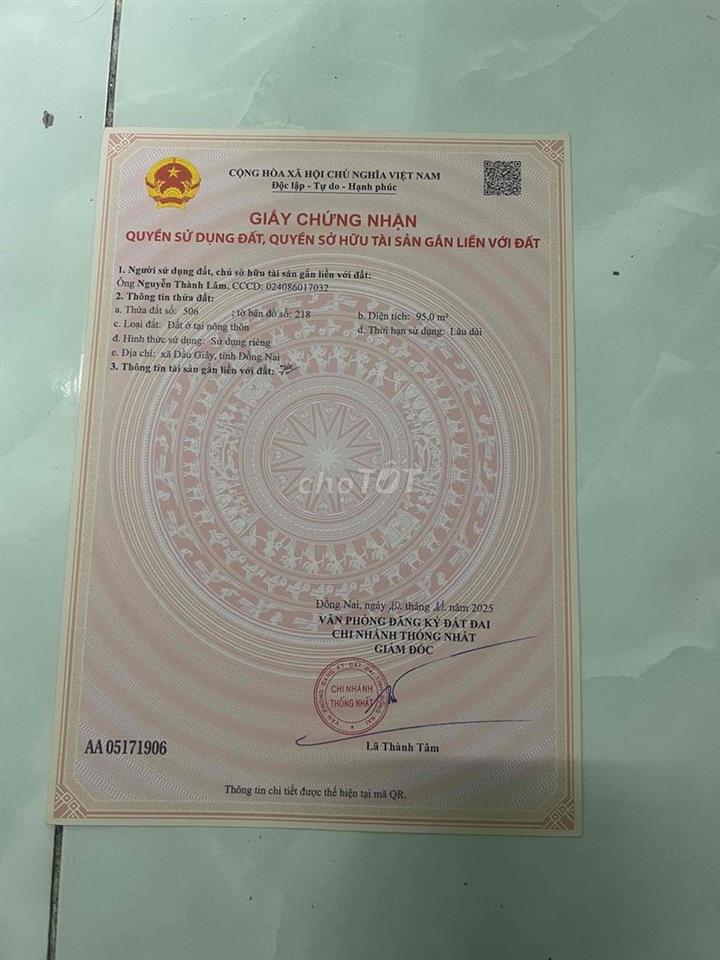 đất nền dầu giây