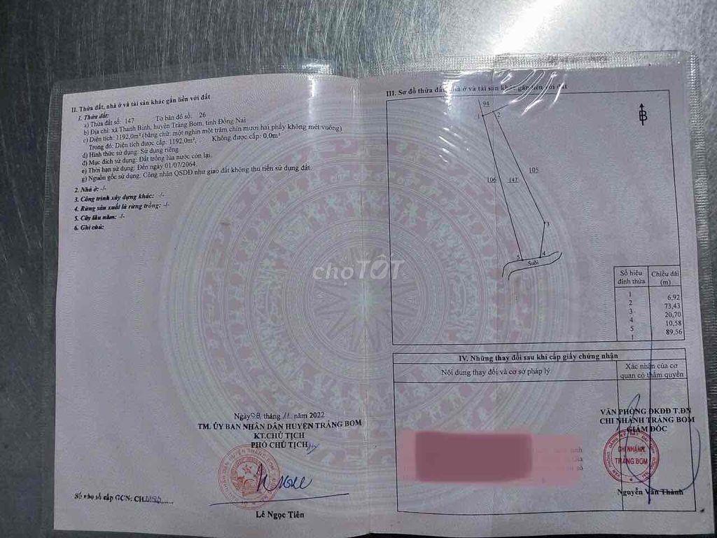 bán đất vườn sầu riêng thái