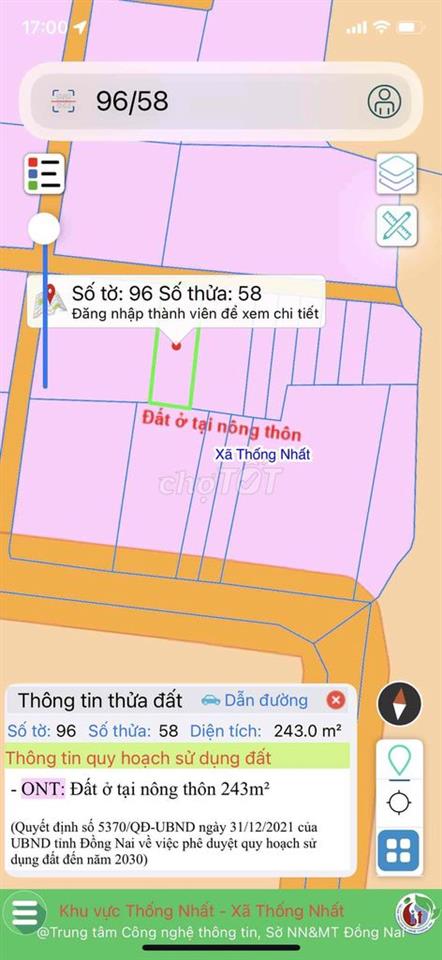 Cần bán đất full thổ cư.