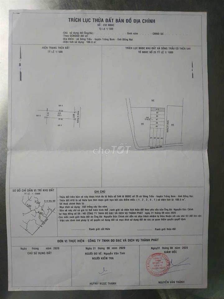 Cần tiền bán lỗ lô đất