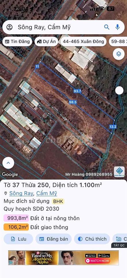 Đất Mặt Tiền 765B