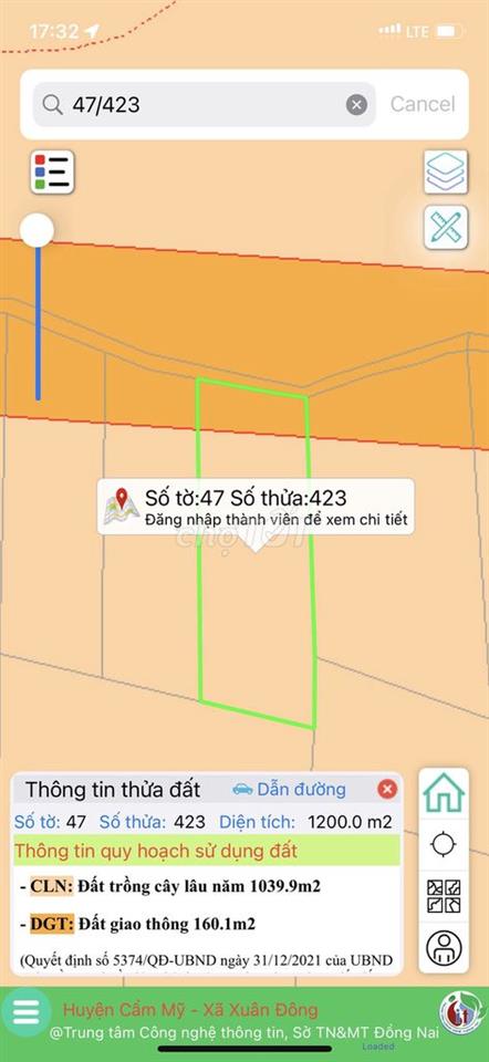 BÁN ĐẤT VƯỜN CÓ 100M² THỔ CƯ
