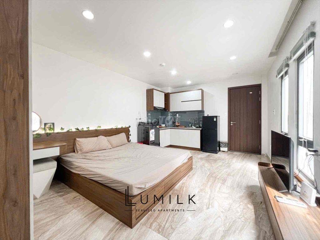🎀 Căn hộ Studio nhiều cửa sổ có máy giặt riêng