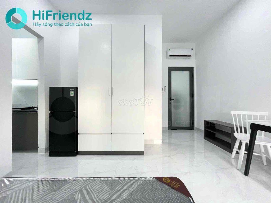 studio ban công tách bếp full nội thất máy giặt riêng