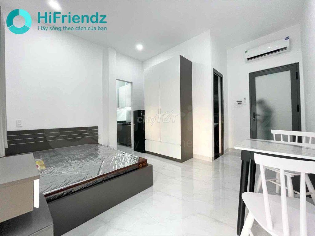 studio ban công tách bếp full nội thất máy giặt riêng
