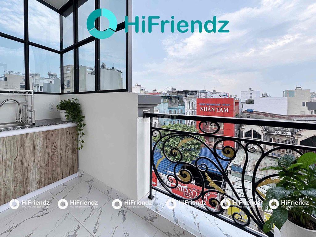 Studio ban công full nội thất mới 100%