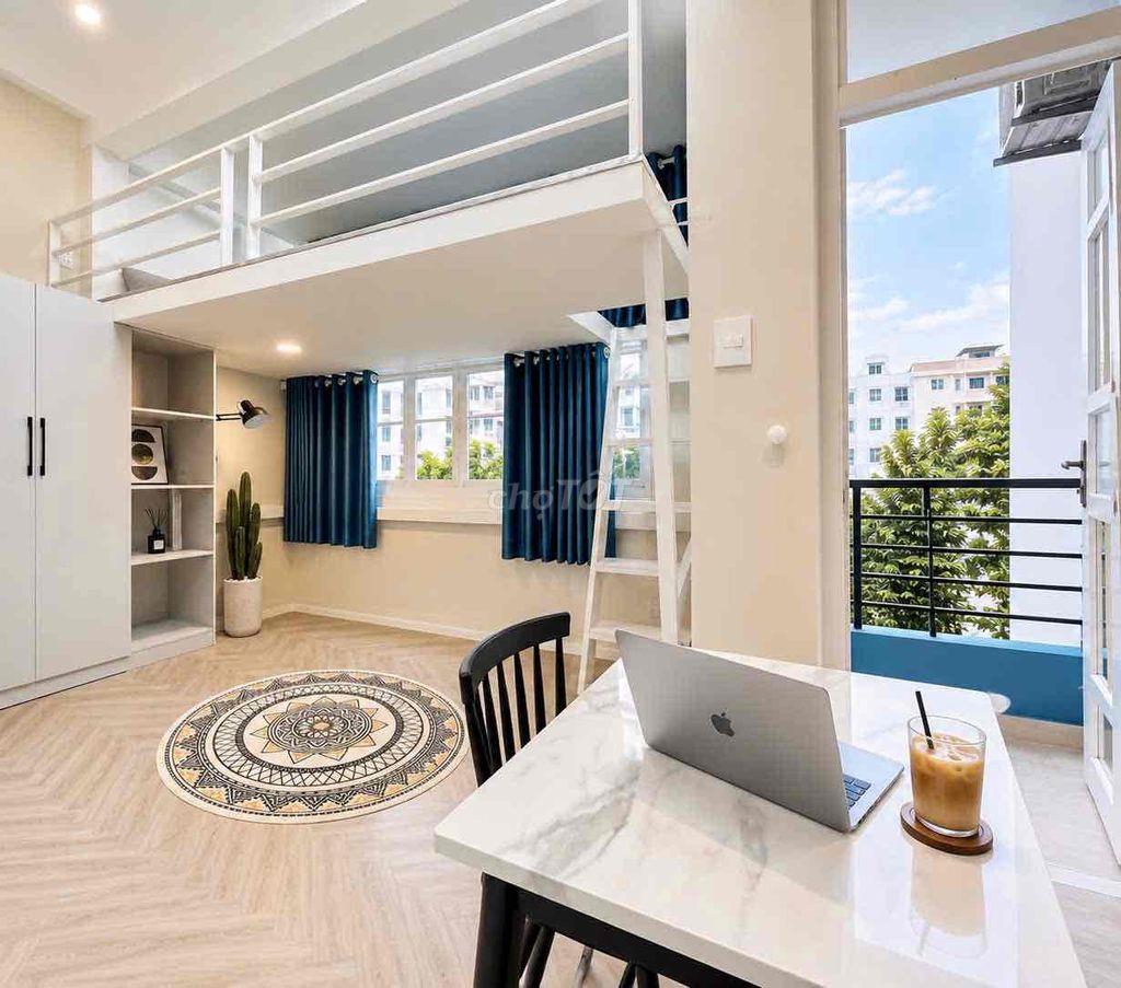 Duplex ban công siêu rộng thoáng ở được 3-4ng