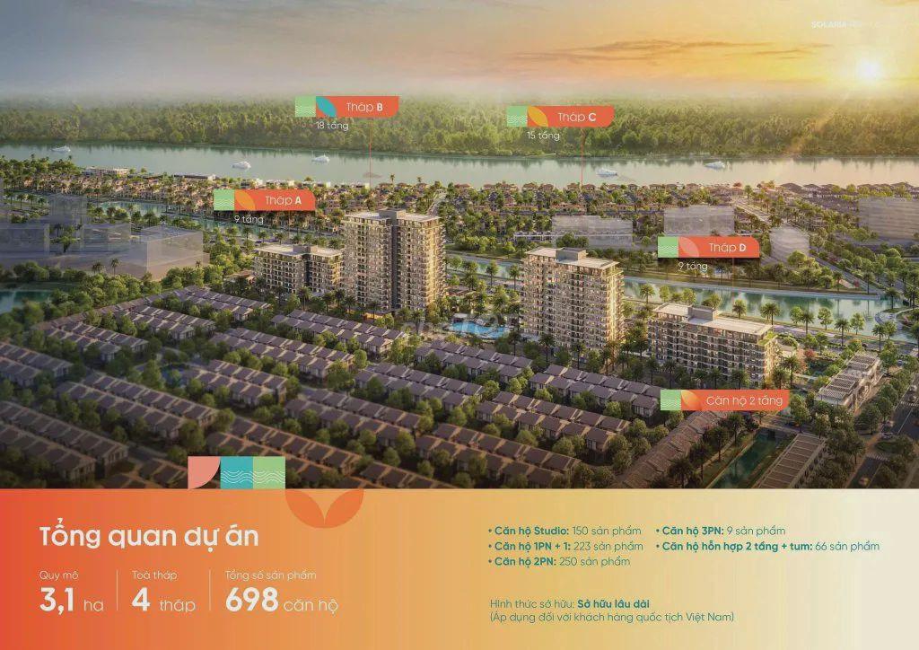 Solaria Rise Tổ hợp căn hộ nghỉ dưỡng ven sông chỉ 10% kí HĐMB.