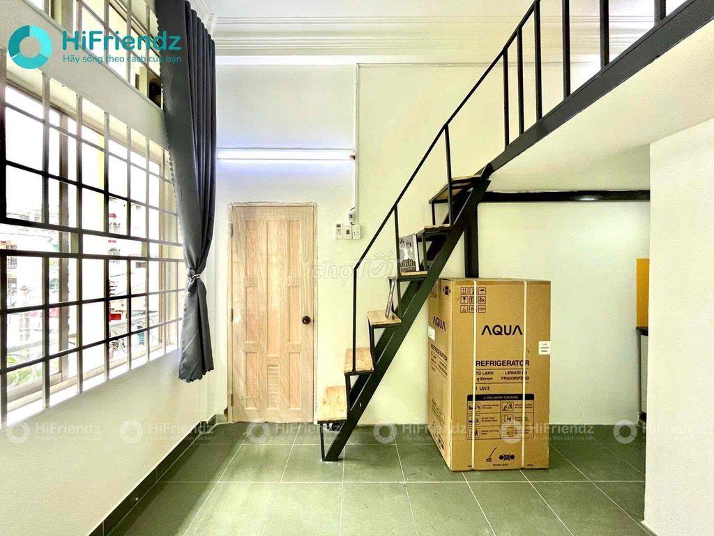 Cho thuê phòng gần ĐH Y Dược, ĐH Kinh tế cửa sổ lớn gác cao 2m