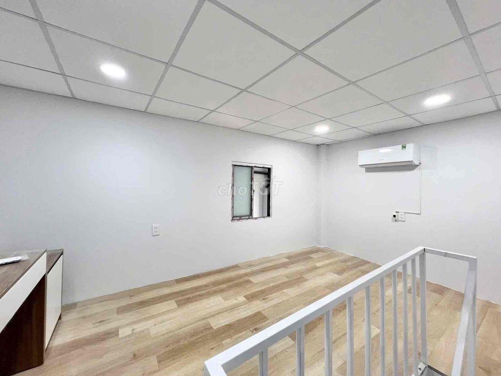 Phòng trọ 25m² Phạm Hùng Q8 – Có gác, máy lạnh, cửa sổ – 5tr4