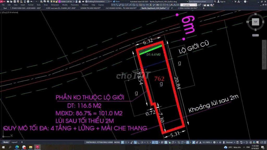 bán nhà sổ hồng xã qui đức ql50 hẽm xe hơi