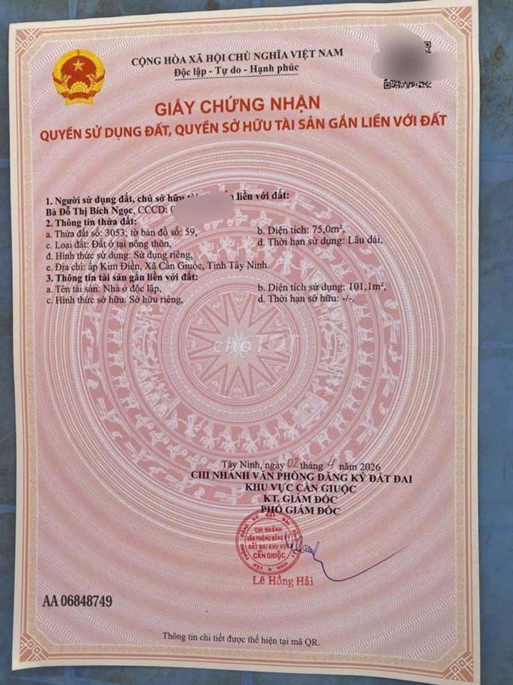 bán nhà tân kim đường tân phước sổ riêng hẽm xe hơi