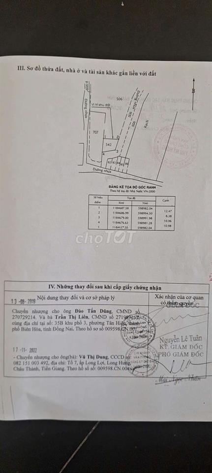 bán đất thổ cư 108m2 sổ riêng kdc xã Phong Phú gần Nguyễn Văn Linh