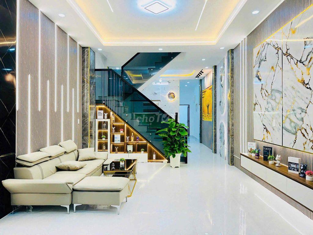 NHÀ MỚI 1 LẦU SỔ RIÊNG 105m2  GẦN CHỢ BÌNH CHÁNH SÁT ĐINH ĐỨC THIỆN