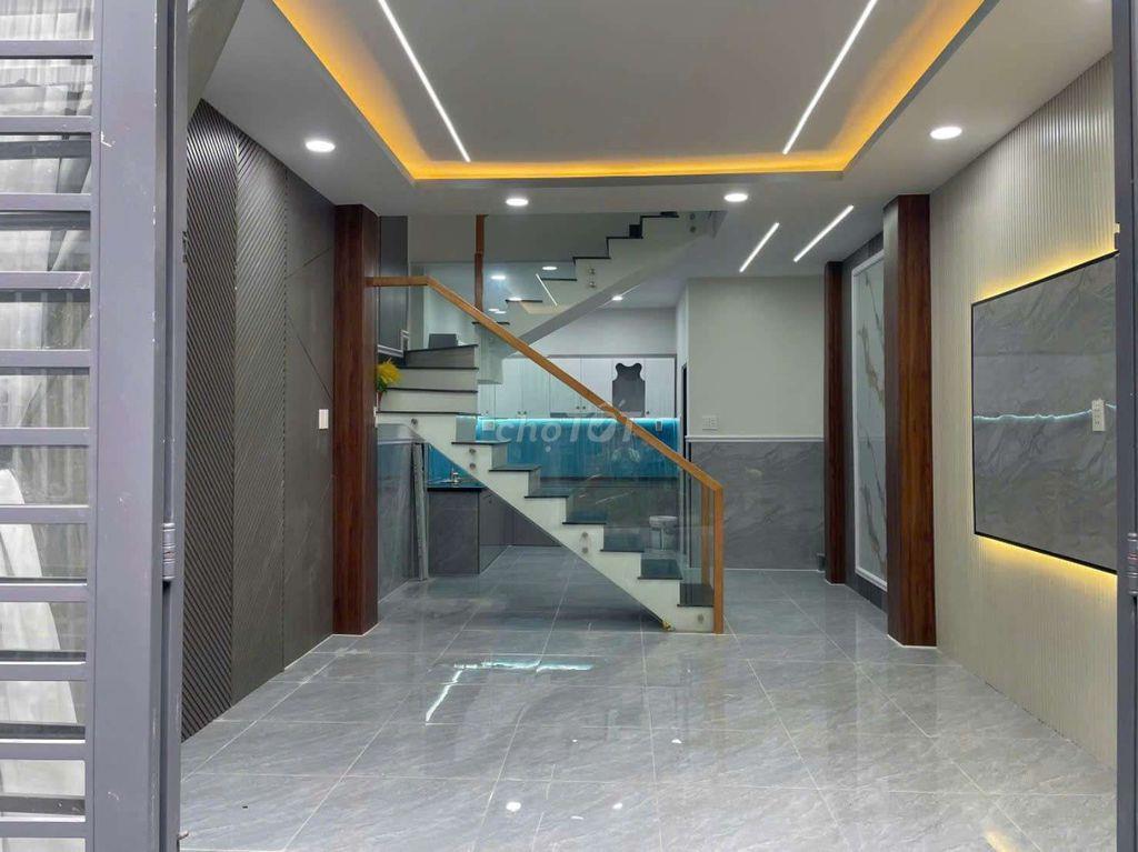 BÁN NHÀ ĐẸP 4M*10M 1T+LẦU SUỐT 2PN 2W PHÒNG KHÁCH RỘNG