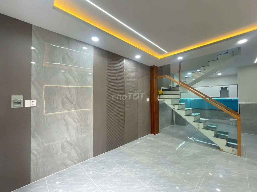 BÁN NHÀ ĐẸP 4M*10M 1T+LẦU SUỐT 2PN 2W PHÒNG KHÁCH RỘNG