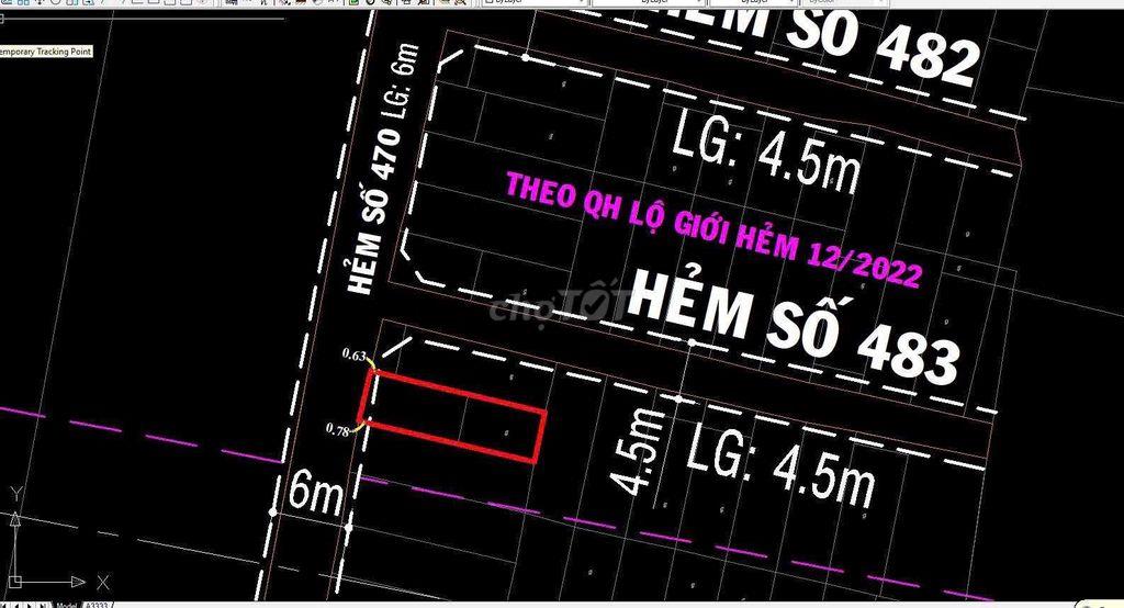BÁN NHÀ SHR LIÊN ẤP 123 DT: 4*14M 1T+ LẦU 3PN 2W HẺM XE Ô TÔ