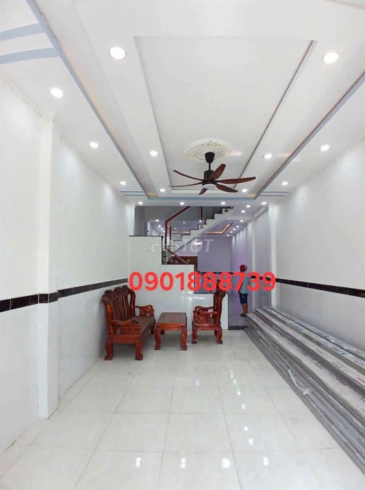 BÁN NHÀ HẺM THÔNG 1/ NGẮN L ẤP 2/6 DT 4M X 17M 1 LẦU SUỐT 3PN 2W