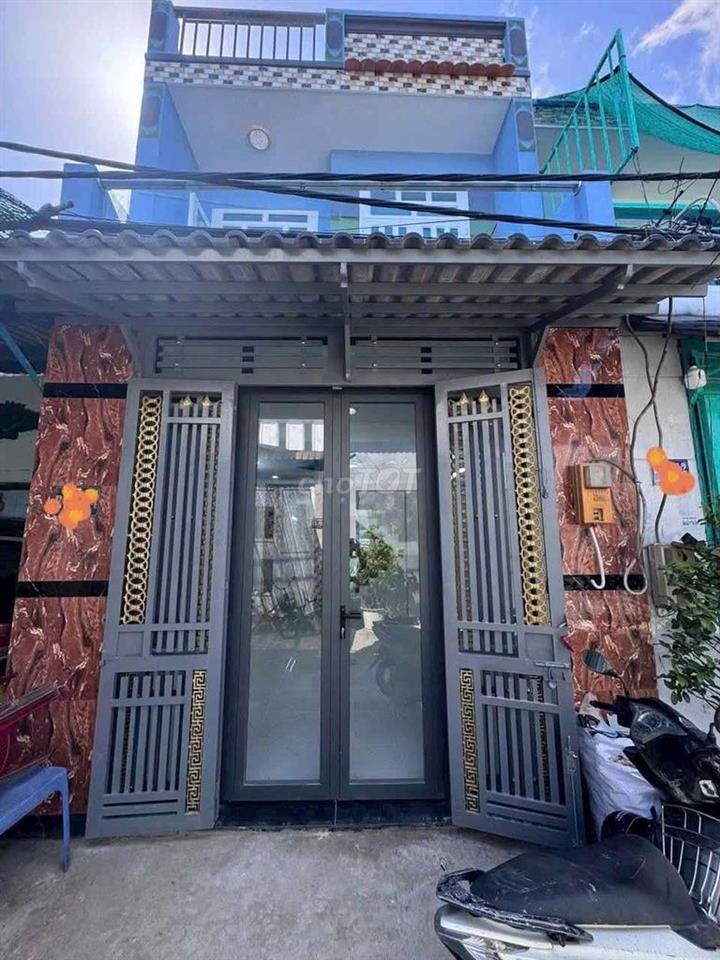 BÁN NHÀ SHR GẦN CHỢ LIÊN ẤP 123 HẺM 6M BÊ TÔNG CỐNG HỘP 4X14M 1 LẦU 3P