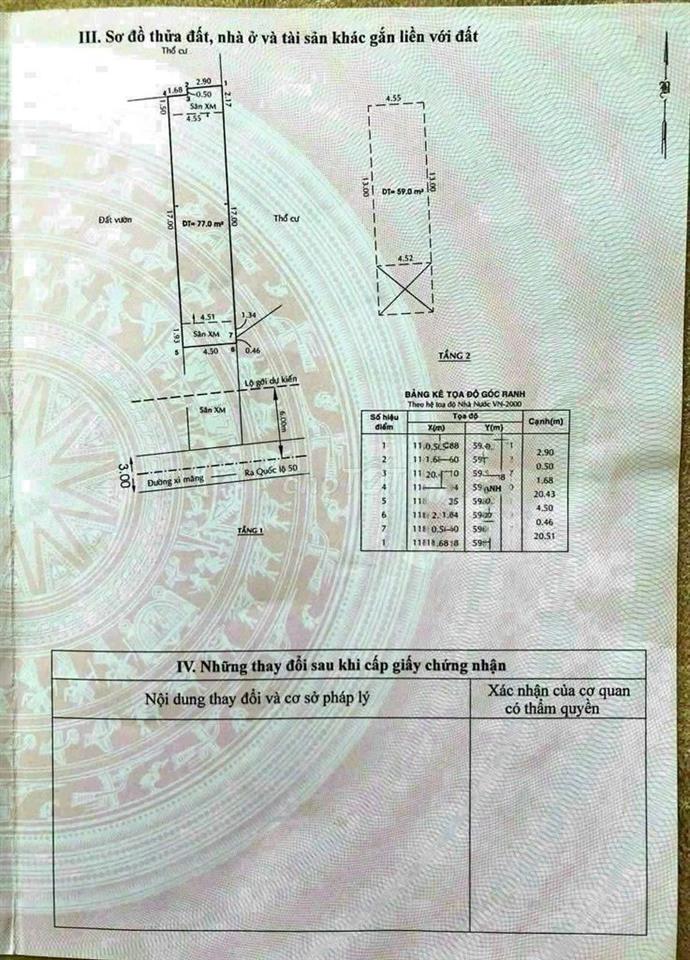 Bán nhà sổ hồng riêng hoàn công