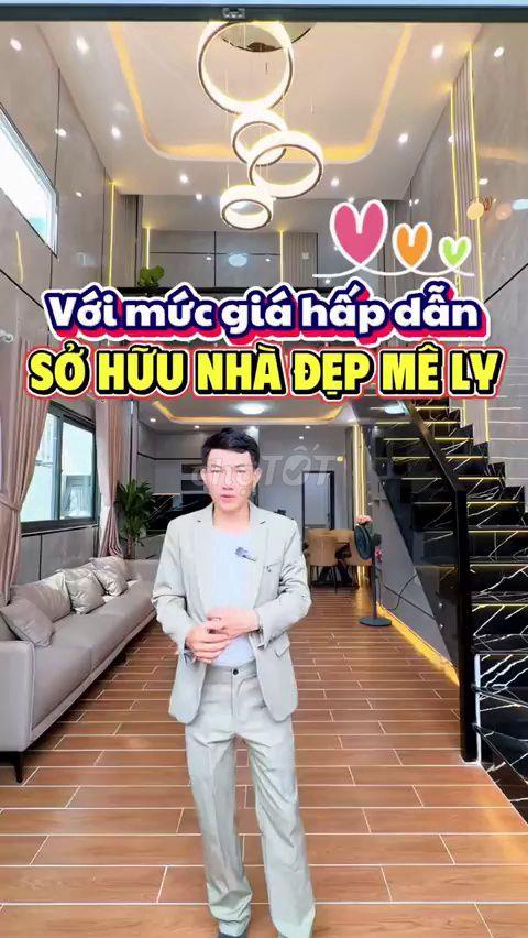 Bán Nhà 1 Trệt 1 Lửng 5x15m - 4.99 Tỷ