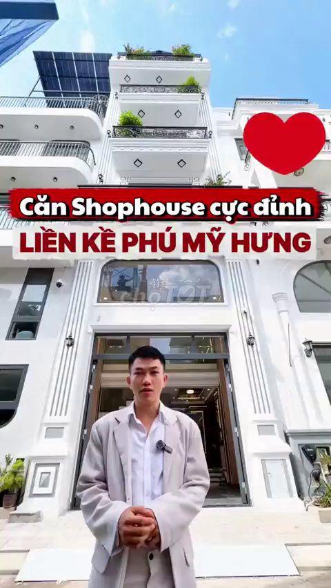 Bán Shophouse Liền Kề Phú Mỹ Hưng 5x12.5m - 14.2 Tỷ