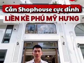 Bán Shophouse Liền Kề Phú Mỹ Hưng 5x12.5m - 14.2 Tỷ