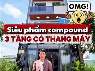 Bán Nhà Phố 3 Tầng Có Thang Máy 5x17m - Giá 10.6 Tỷ