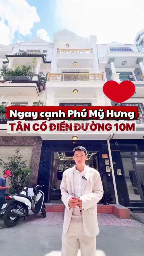 Nhà Phố Tân Cổ Điển Phú Mỹ Hưng 4.2x12.5m - 10.5 Tỷ