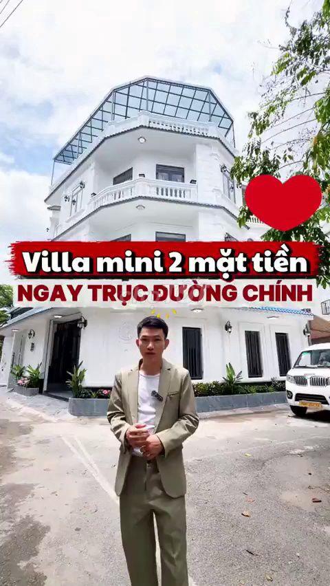 Bán Villa Mini 2 Mặt Tiền 1 Trệt 2 Lầu Sân Thượng 8.45 Tỷ