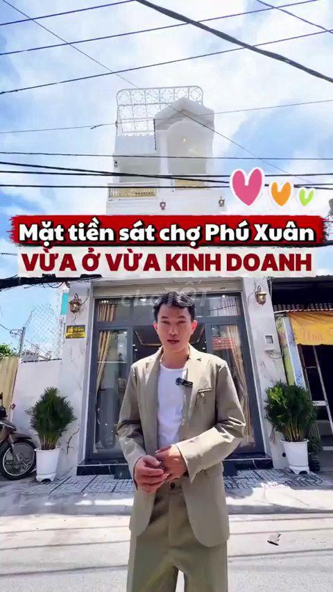 Bán Nhà Mặt Tiền Phú Xuân 4x16.5m - Giá 8.9 Tỷ