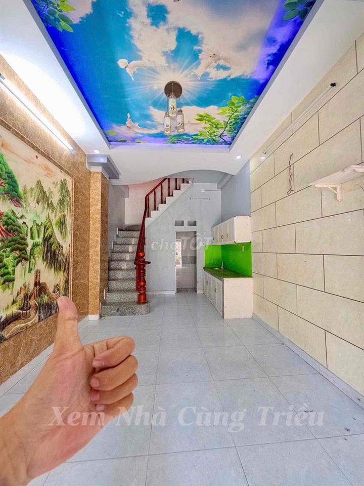 NHÀ BÌNH TÂN giá BÌNH CHÁNH - 4 TẦNG, Ngang 4 Dài 11m, 3PN 3WC & Sân T