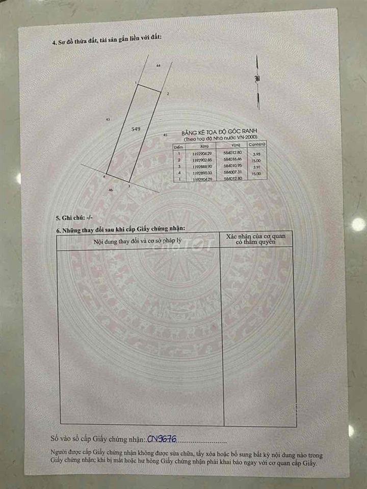 MẶT TIỀN CỰC ĐẸP, NỞ HẬU 11,5m