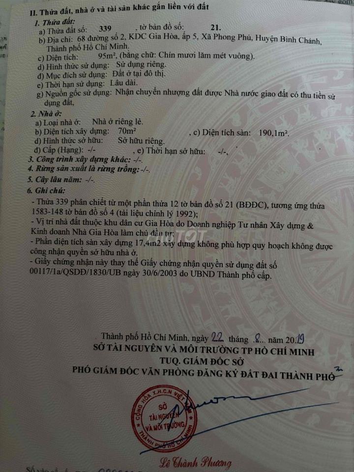 CHÍNH CHỦ BÁN NHÀ MỚI XÂY BÌNH CHÁNH