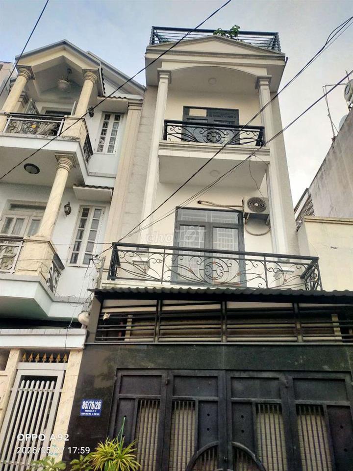 NGAY TÂY THẠNH TÂN PHÚ 45M 3TẦN HẺM THÔNG NHÀ MỚI VÀO Ở NGAY