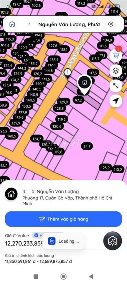 NGAY LOTTE MART, CITY LAND-100tr/mv-Hẻm 7m thông-4x26-tiện Xây 6Tấm