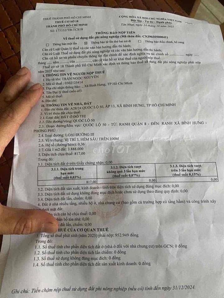 cần bán nhà chính chủ Qlộ 50